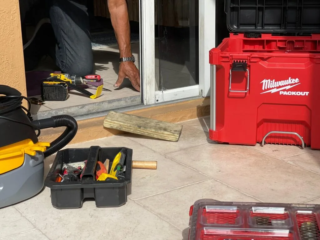 sliding door repair in weston