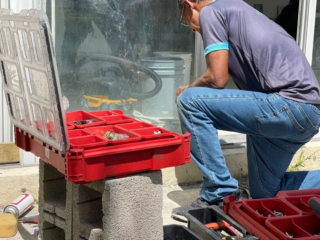 Sliding Door Handle Repair