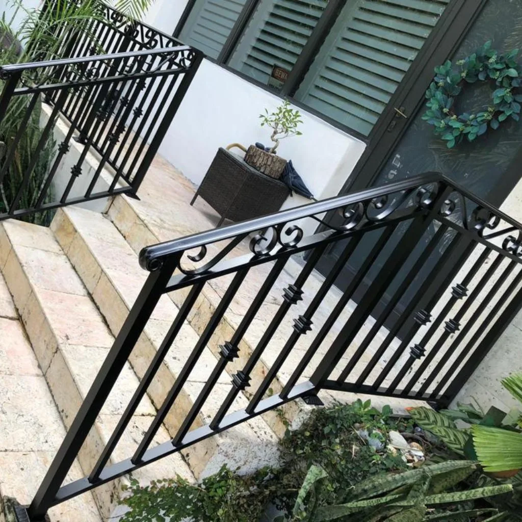 Eletrostatic Painting handrail ok