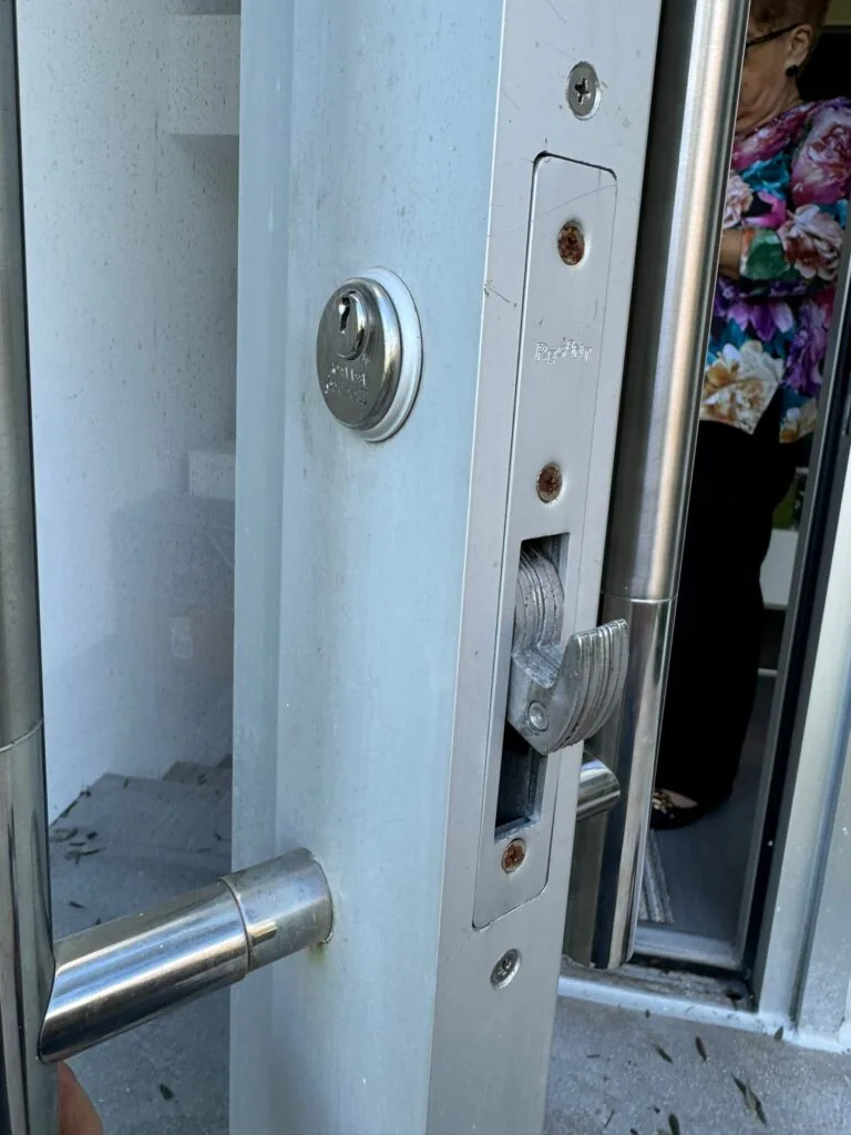 Sliding Door Lock install